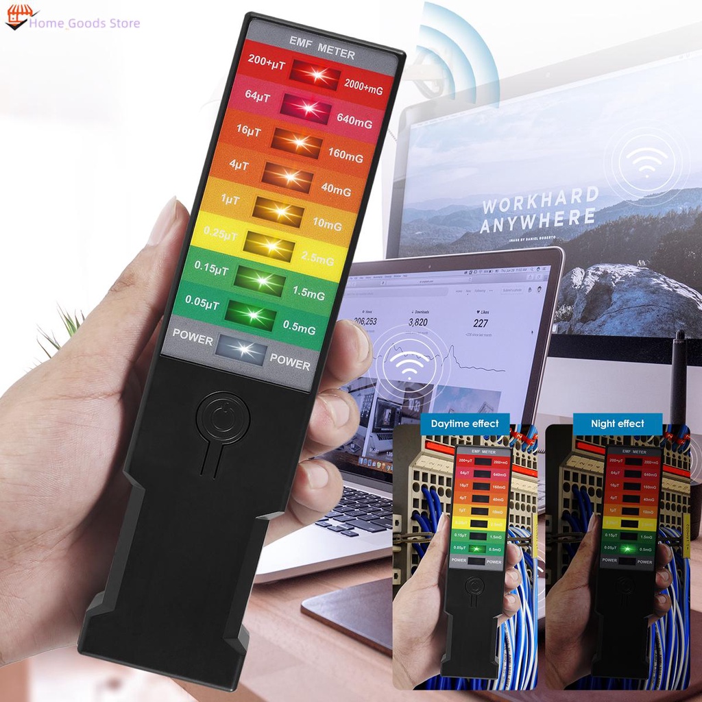 Radiation Detector Handheld EMF Reader Battery Operated