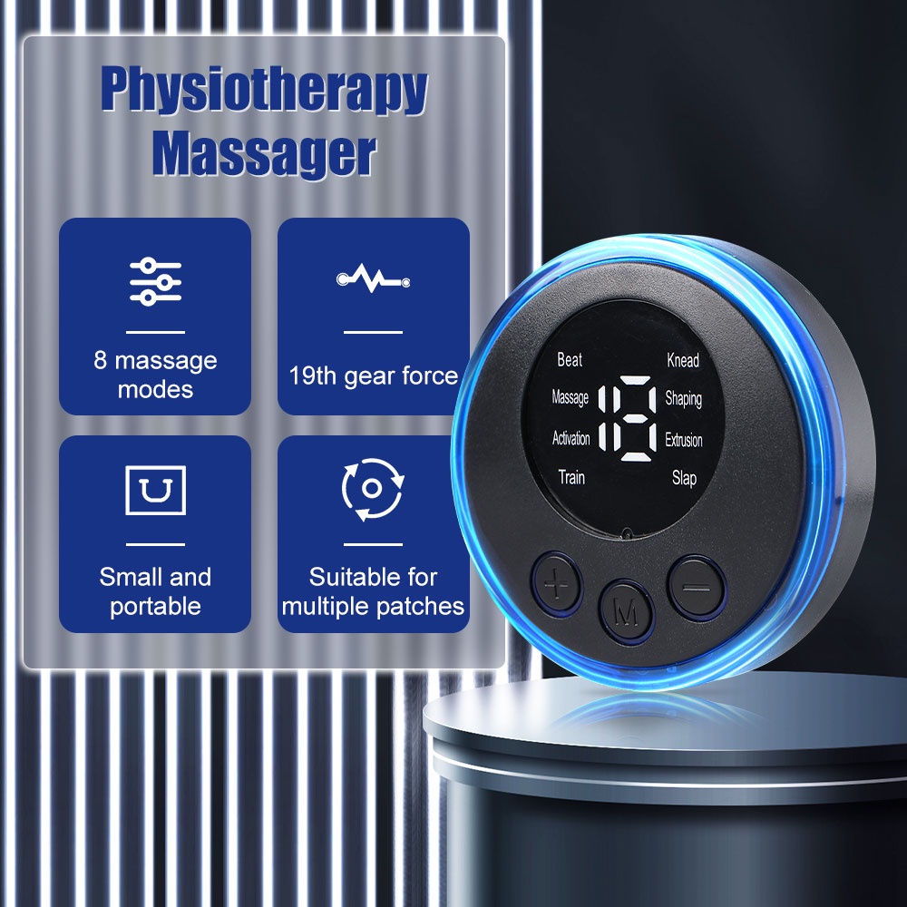 Electric ABS Stimulator EMS Charging Massager Abdominal Muscle Massager ...