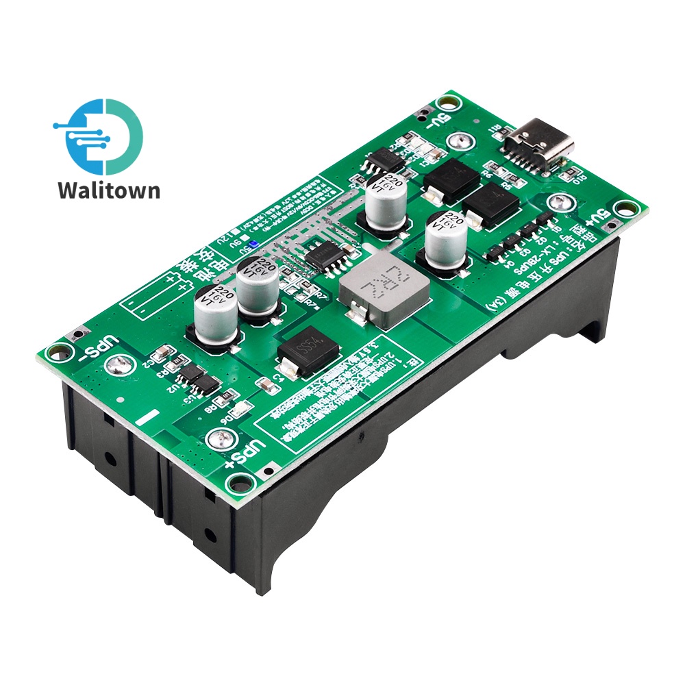 3A 5V 9V 12V 18650 Lithium Battery Step Up Converter Module UPS ...