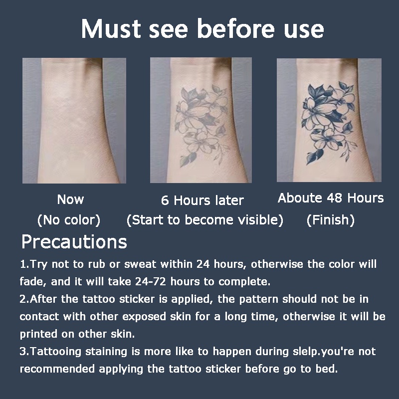【COCO Magic Tattoo】Lasts 15 days ；24cm*17cm；tattoo sticker waterproof ...