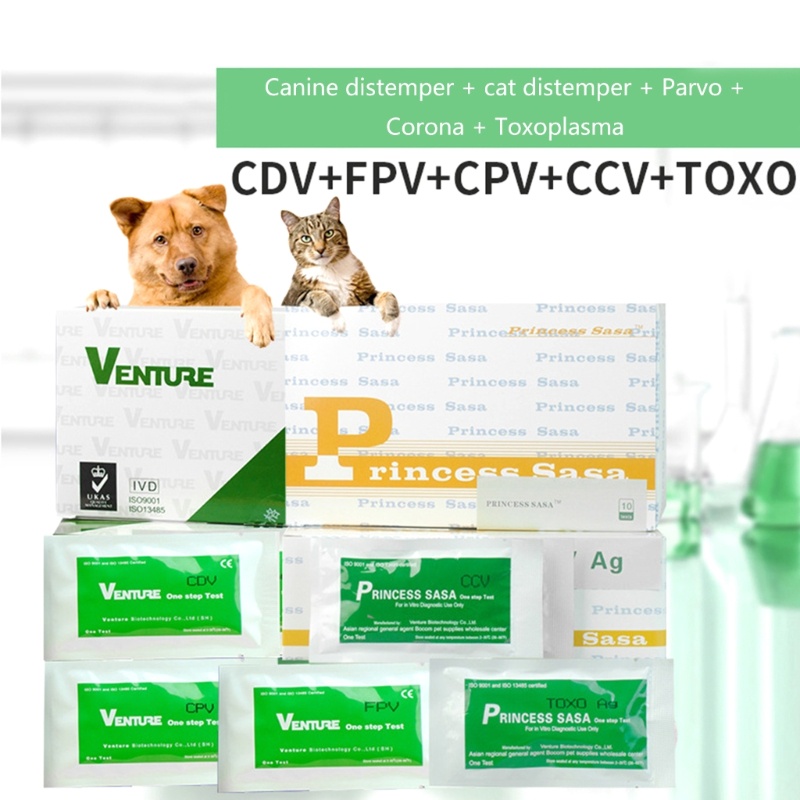 Yao Dog Cat Stool Urine Test Kits Fast Accurate Worm and Parvo Test for