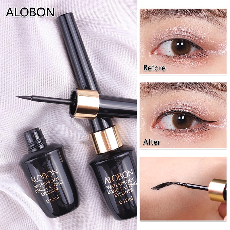 Hold makeup smooth liquid eyeliner quick dry waterproof wash can not