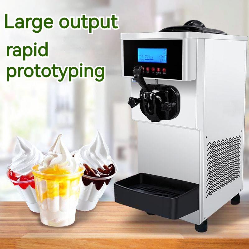 Cone shaped ice cream machine, commercial small desktop stall, children