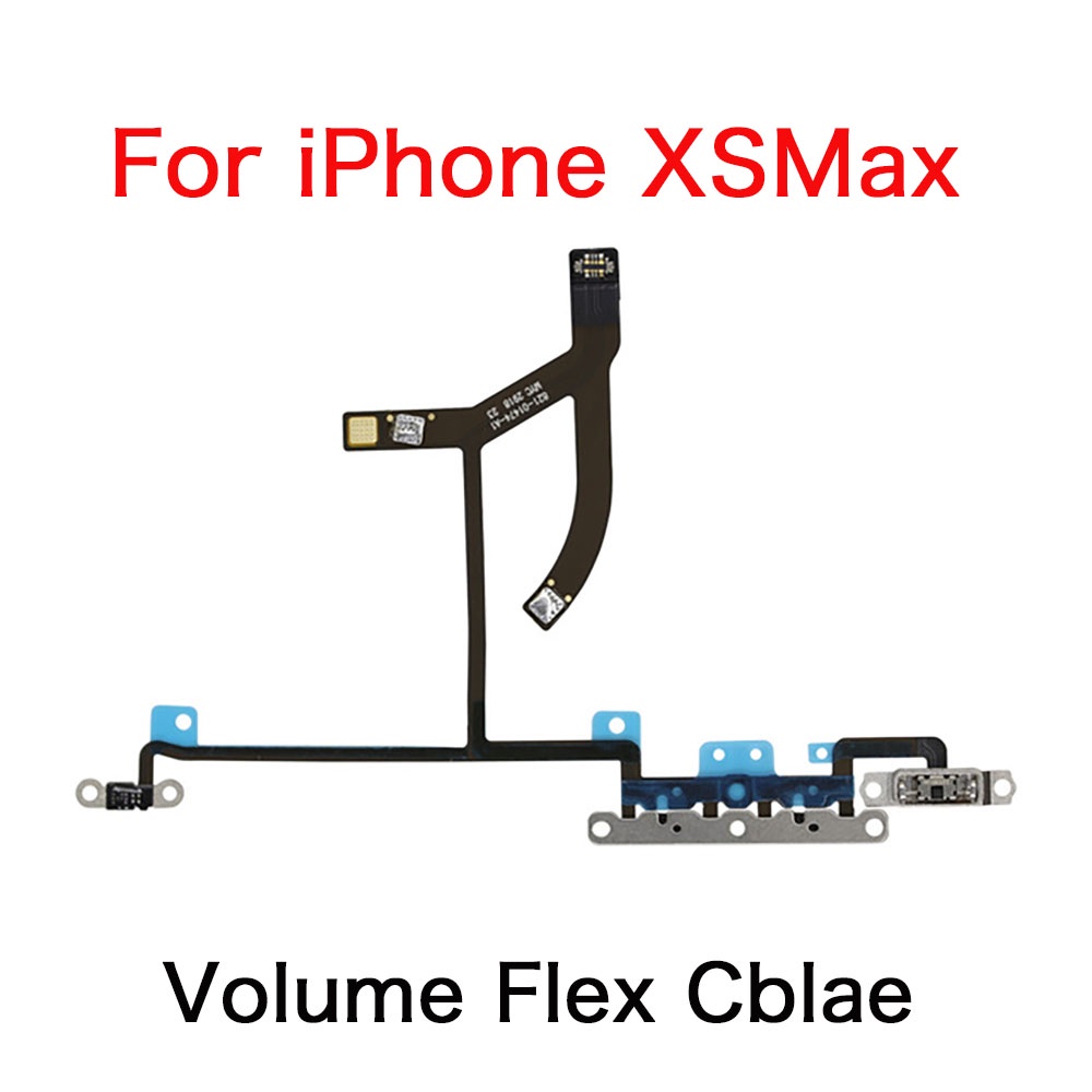Power Volume Button Switch Connector Flex Cable For iPhone X XR XS XsMax  Replacement Parts