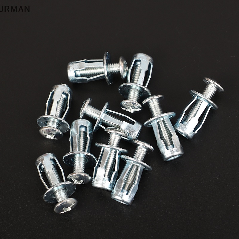 JRMAN 10 Sets M4/M5/M6 Jack Nuts Car Metal Screw Petal Nuts With Screw ...