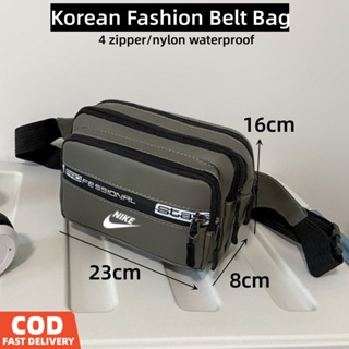 Large Capacity 4 Layers Zipper Pocket Fanny Pack Waterproof