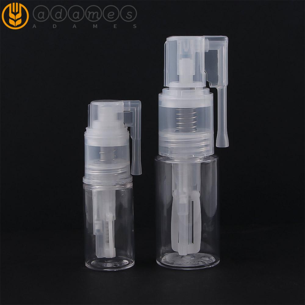 ADAMES Travel Powder Spray Bottle Clear Makeup Pot Talcum Powder Bottle ...