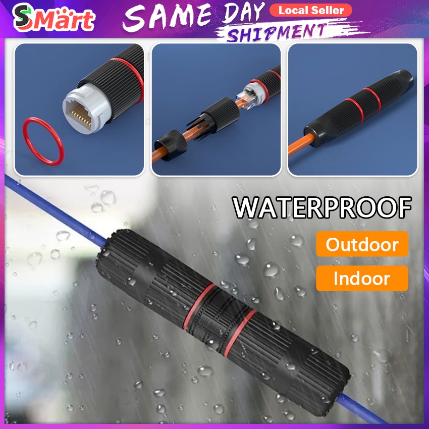 【In Stock】RJ45 Waterproof IP67 Ethernet Network Cable Connector Lan ...
