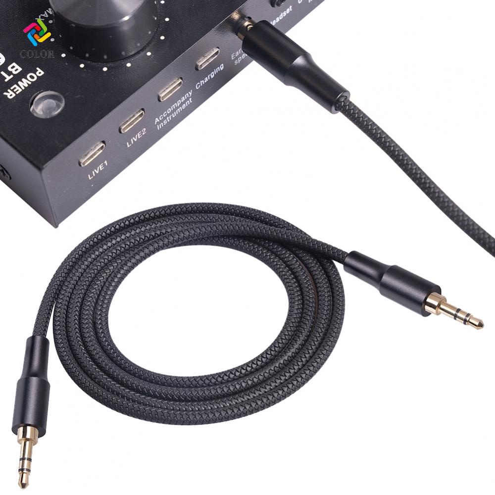 COLORFULAudio Cable PC Smartphone Speaker Cable Tablet 3FT Audio Player Aux Cable Shopee