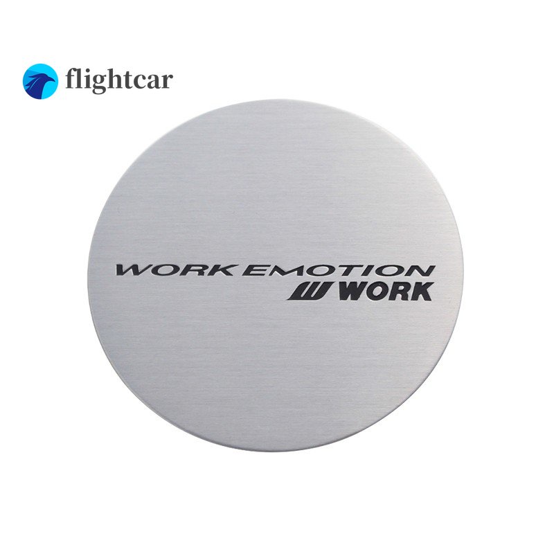 Flightcar 4PCS/LOT Car Racing 50MM Wheel Cover Cap Sticker RAYS VOLK VR ...