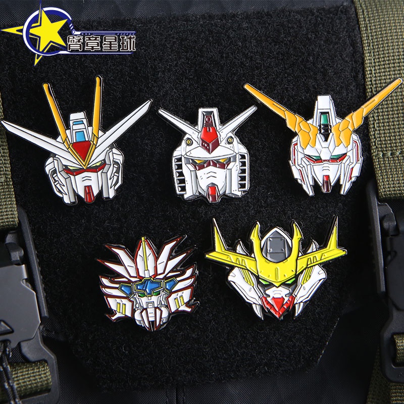 Mobile Warrior Gundam Series Metal Morale Seal 3D Velcro Patch /Badges