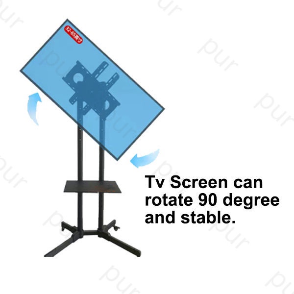 TV Bracket Stand Removable 360 ° Floor to Ceiling TV Rack rotation 32 ...