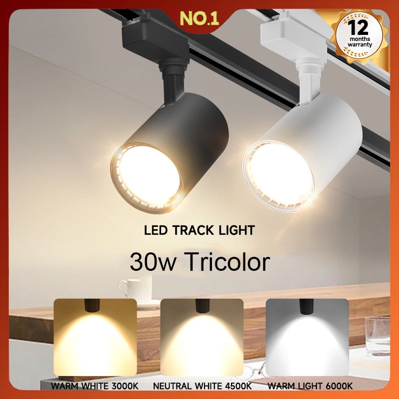 Cob Tricolor Spotlights Led Spot Light Track Lights Light Ceiling Light ...