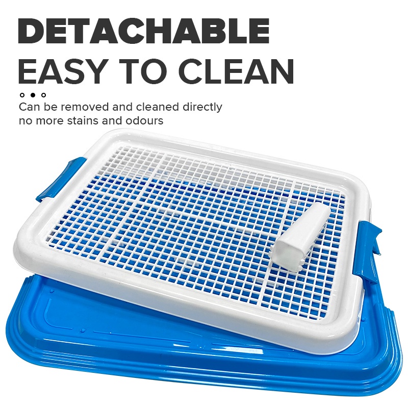 Dog Training Potty Pad (With Stand) Dog Pee Tray Pet Poop Tray | Shopee ...