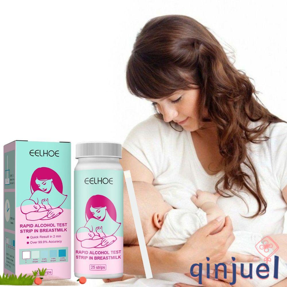 QINJUE1 Breastmilk Alcohols Test Strips Easy to Use Rapid Alcohols Test