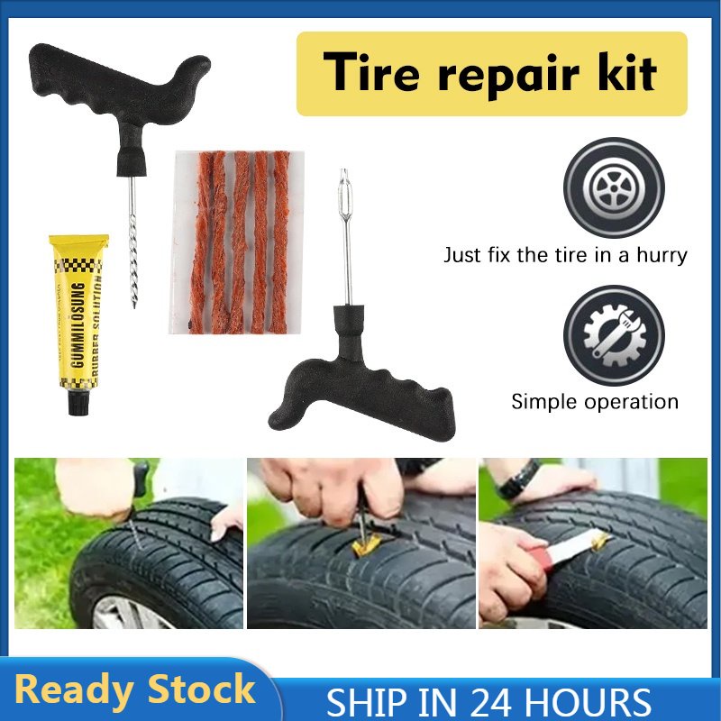 8pcs/set Tire Repair Tool Car Tyre Repair kit Motorcycle Puncture ...