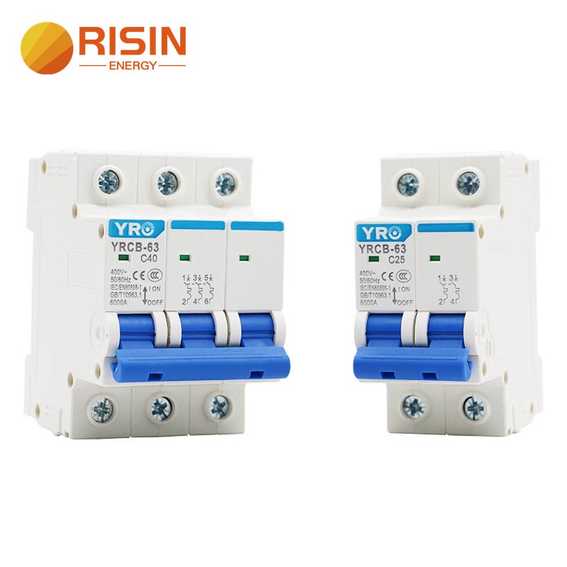 High Performance RISIN YRCB-63 10A 16A 20A 25A 32A 40A 50A 63A 2P AC ...