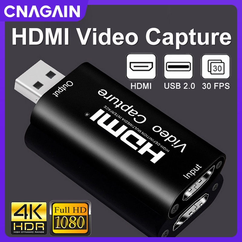 CNAGAIN Audio Video Capture Card, 1080P 30fps HDMI to USB Capture Cards