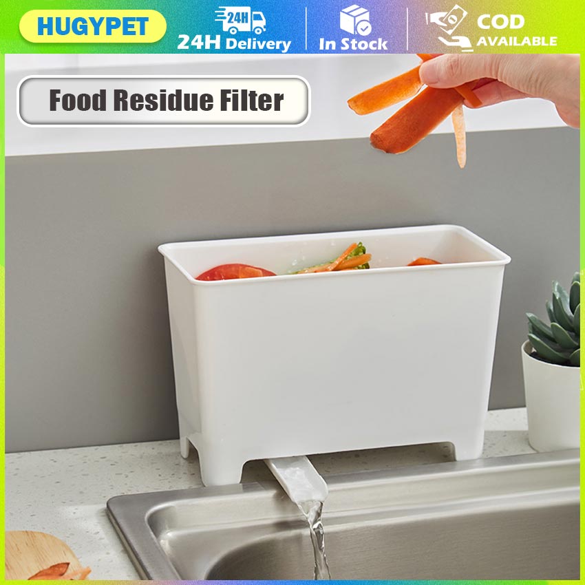 Kitchen Sink Strainer Food Residue Filter Drain Rack Leftovers Drainer ...