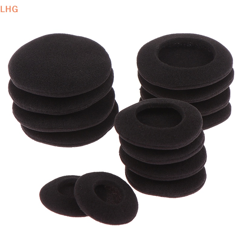 [LHG] 10Pcs Thick Foam Earpads Cushions Ear Pads 3.5/4.5/5.5/6cm for Round Headphone new