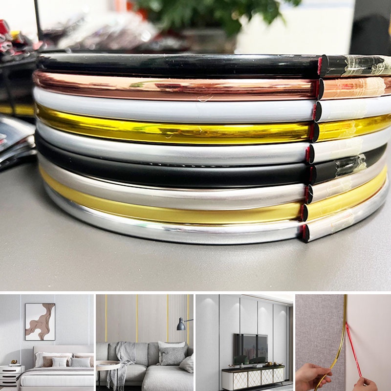 3D PVC Decoration Line 1M Self-Adhesive Waterproof Furniture Border ...