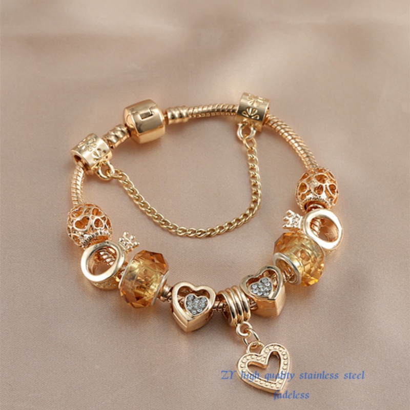 Bracelet Chaîne Rose Rouge Or Rose – Charme Fleur En Alliage, Longueur 21 Cm, Ajustable, Cadeau Romantique - 13