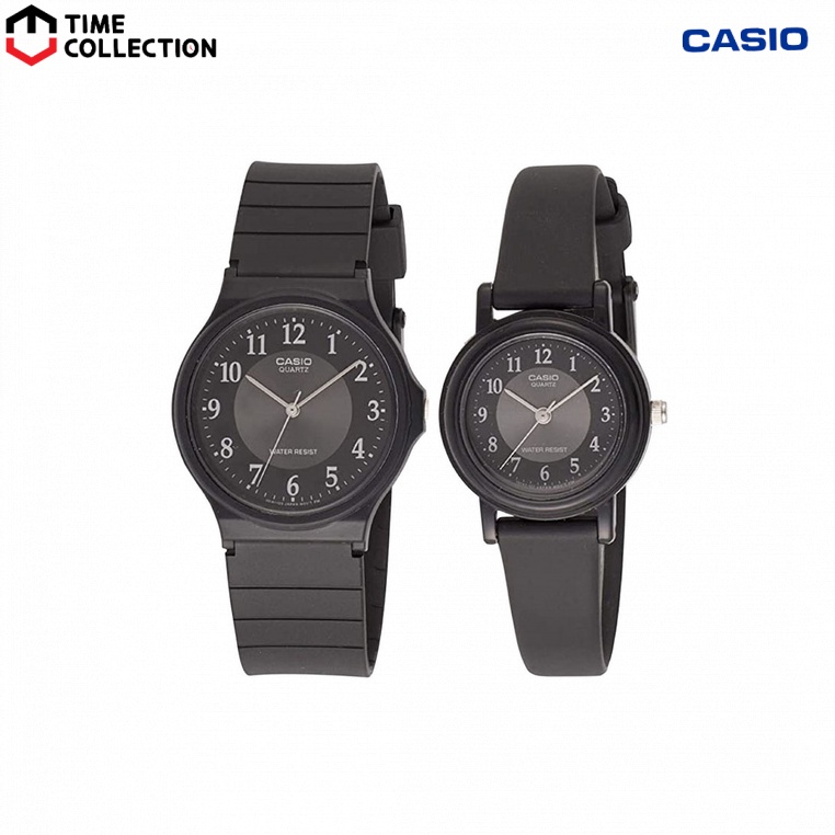 Casio Couple Watch COUPLE-LQ139AMV-MQ24-1B3 Analog Rubber Strap Watch ...
