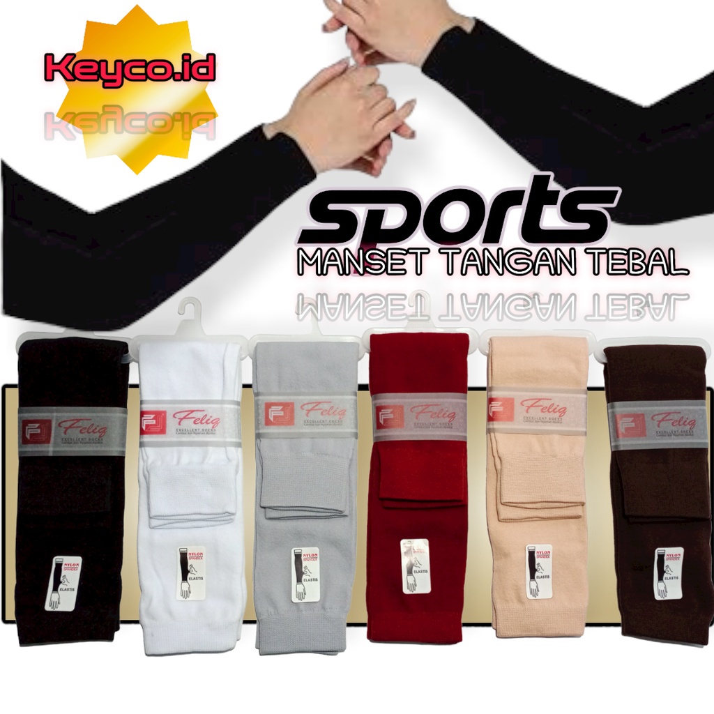 Thick and Long Plain Hand socks, Quality Muslim Arm Sleeves | Shopee ...