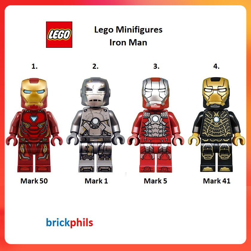 Authentic discount lego minifigures