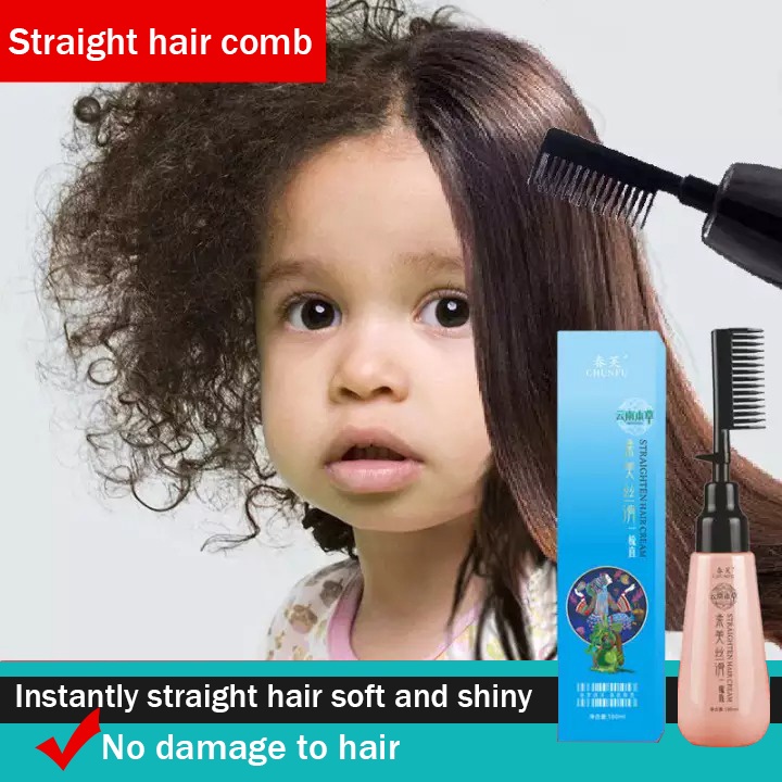 【BUY1TAKE1】 Hair Straightener Cream Hair Straightening Comb Hair