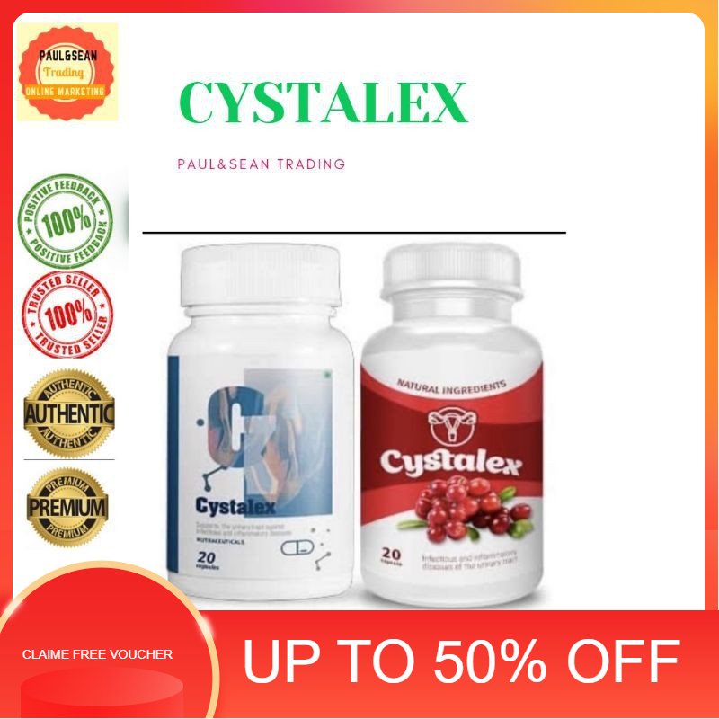 Original Cystalex 20Capsules Get rids of Cystitis Shopee Philippines