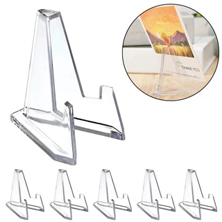10pcs Display Stand Photo Holder Clip Stand Picture Stand Easel Photo Display Rack Coin Display Easel Holder Plate Holders Badge Storage Holders Coin