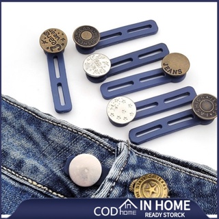 40 pcs Curtain Strap Buttons Metal Snaps Loose Pants Metal Buttons Trouser  Jeans Pants Button Adjustable Jeans Button Pant Buttons to Size Down Button