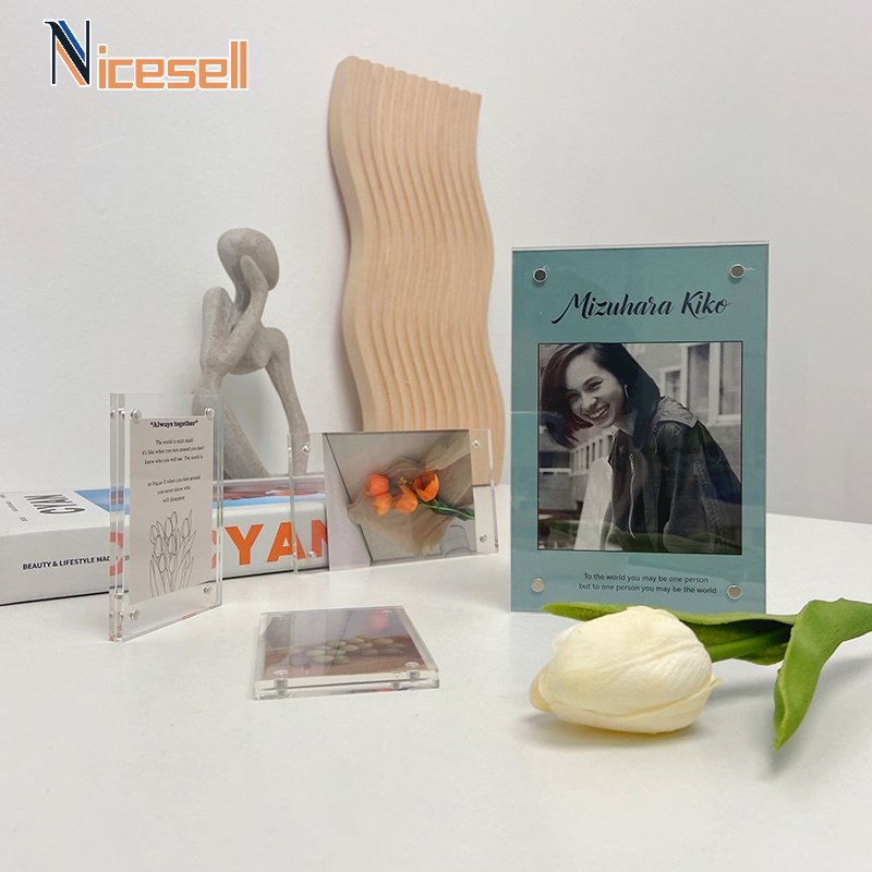 Transparent Photo Acrylic Frame Photo Stand Family Picture Frames ID ...