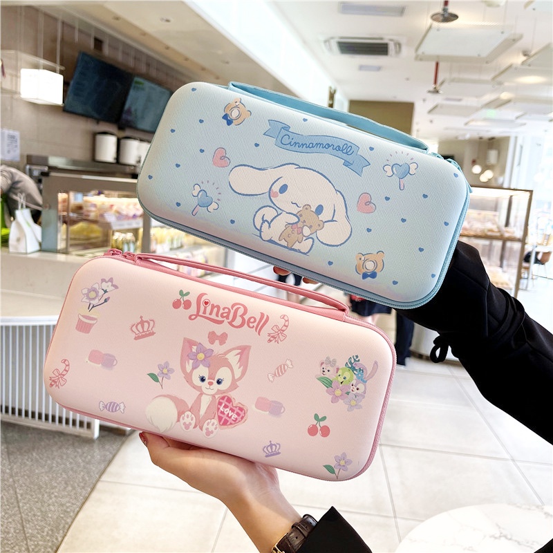 Cute Linabell Cinnamoroll Switch Case Bag Hard Shell For Nintendo ...