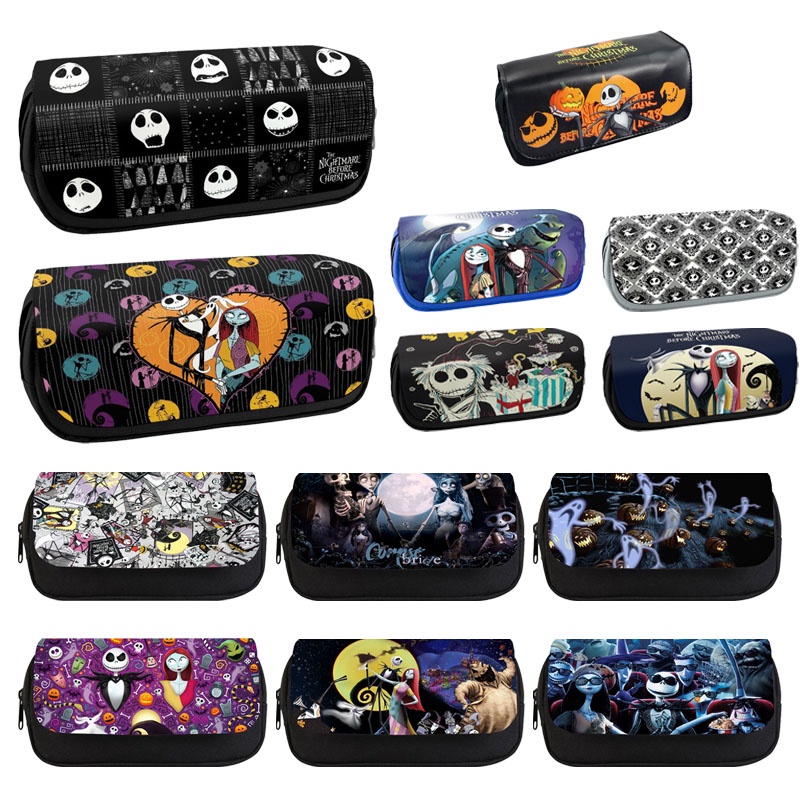 Jack Skellington Hot Anime Pencil Case School Student Stationery ...