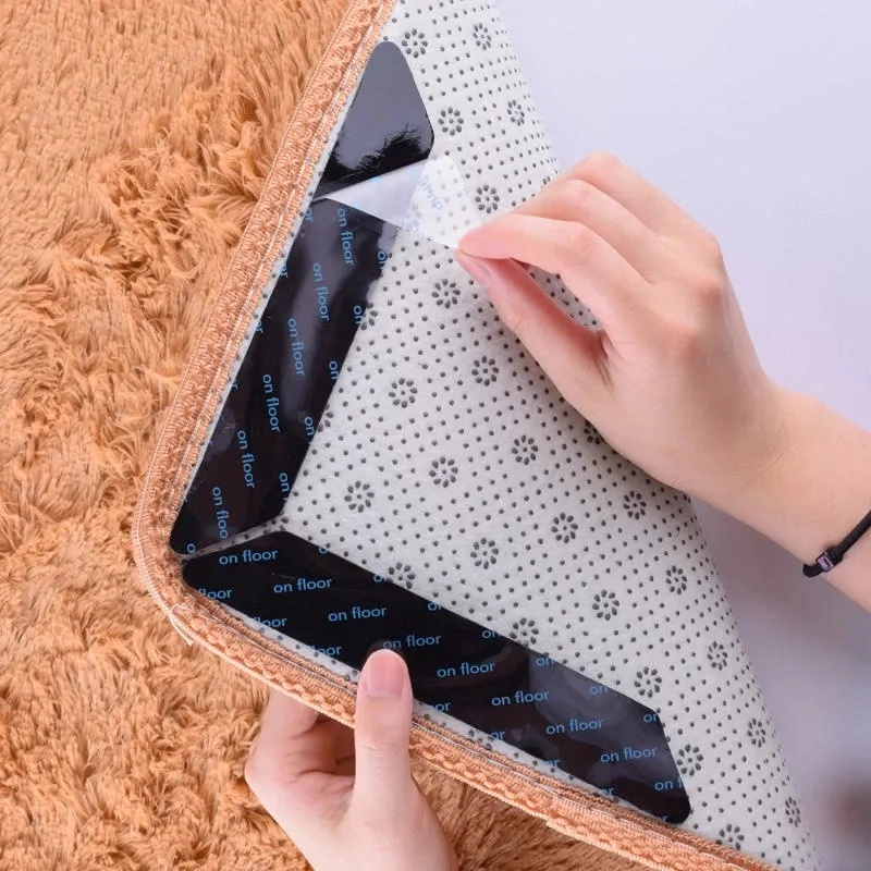 8Pcs/Set Anti Skid Carpet Mat Sticker Non Slip Gripper for Small ...