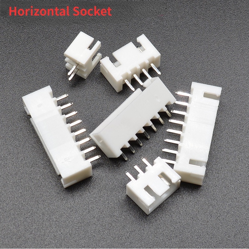 50Pcs JST XH2.54 Male Female Material Connector 2/3/4/5/6Pin Terminal ...