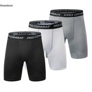Men's Compression Basketball Tight Shorts Breathable Sweat-absorbent  Leggings Elastic Running Short Pants