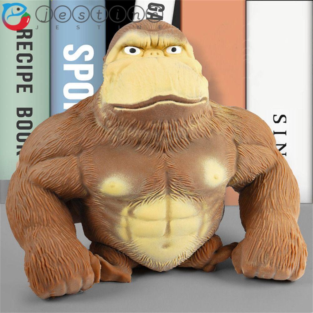 JESTINE Elastic Monkey Toy Big Giant Children Toy Stress Relief Squeeze