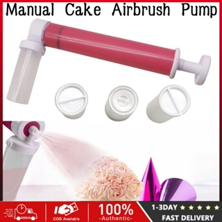 Manual Airbrush Cake Airbrush Pump Coloring Duster Cake Decorating
