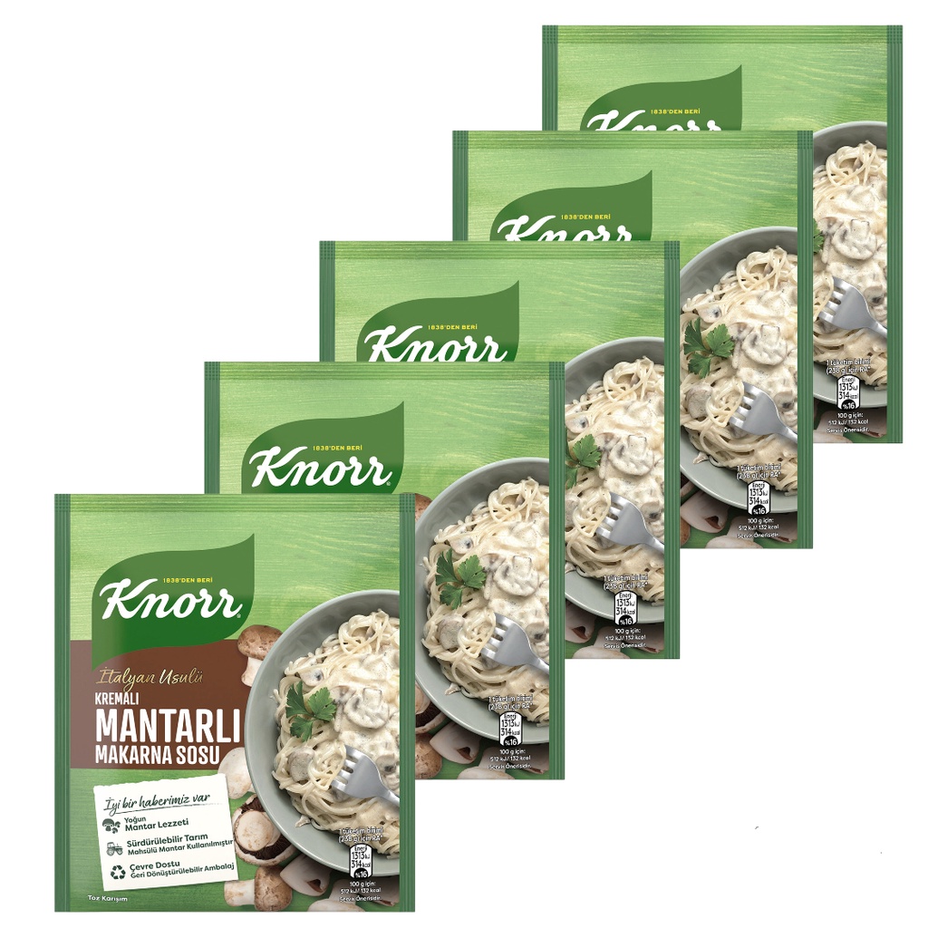 Buy 4 Get 1 FREE Knorr Creamy Mushroom Pasta Sauce Mix Italian Style