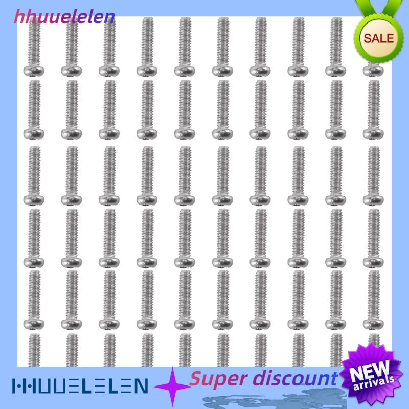 【hhuuelelen】m2 X 8mm 304 Stainless Steel Phillips Pan Head Screws Bolt