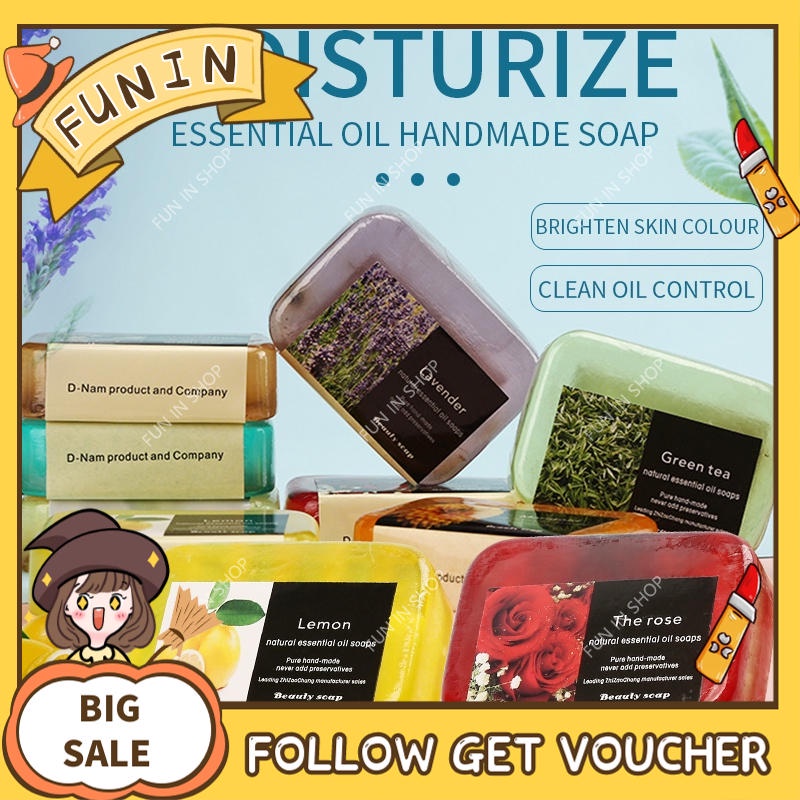 Beauty Soap Oil Control Cleansing Soap Bath Essential Oil Handmade Soap