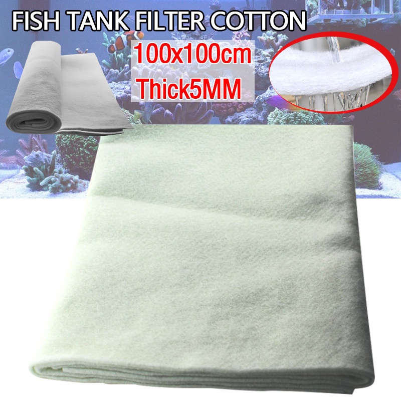 1MX1M Aquarium Filter Biochemical Filter Cotton Sponge For Aquarium