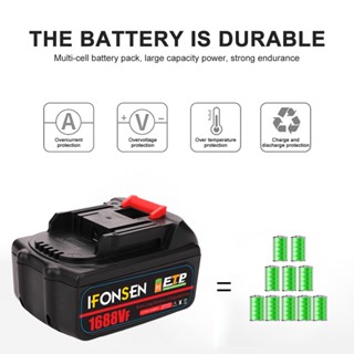 【READY STOCK】588VF/1688VF High Power Battery Apply For Electric Wrench ...