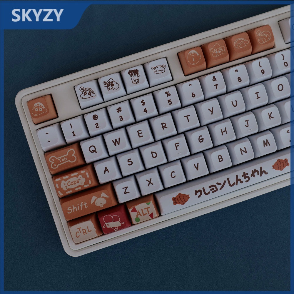 Crayon Shin-chan Keycaps XDA Profile Anime PBT Dye Sub Mechanical ...