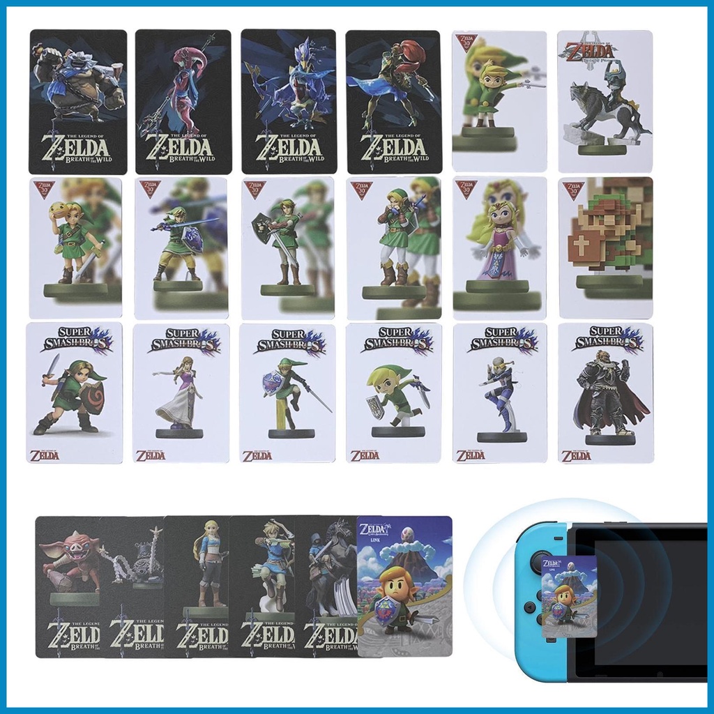 The Legends of Zelda Tears of the Kingdo Zeldas NFC Card Mini Game Card ...