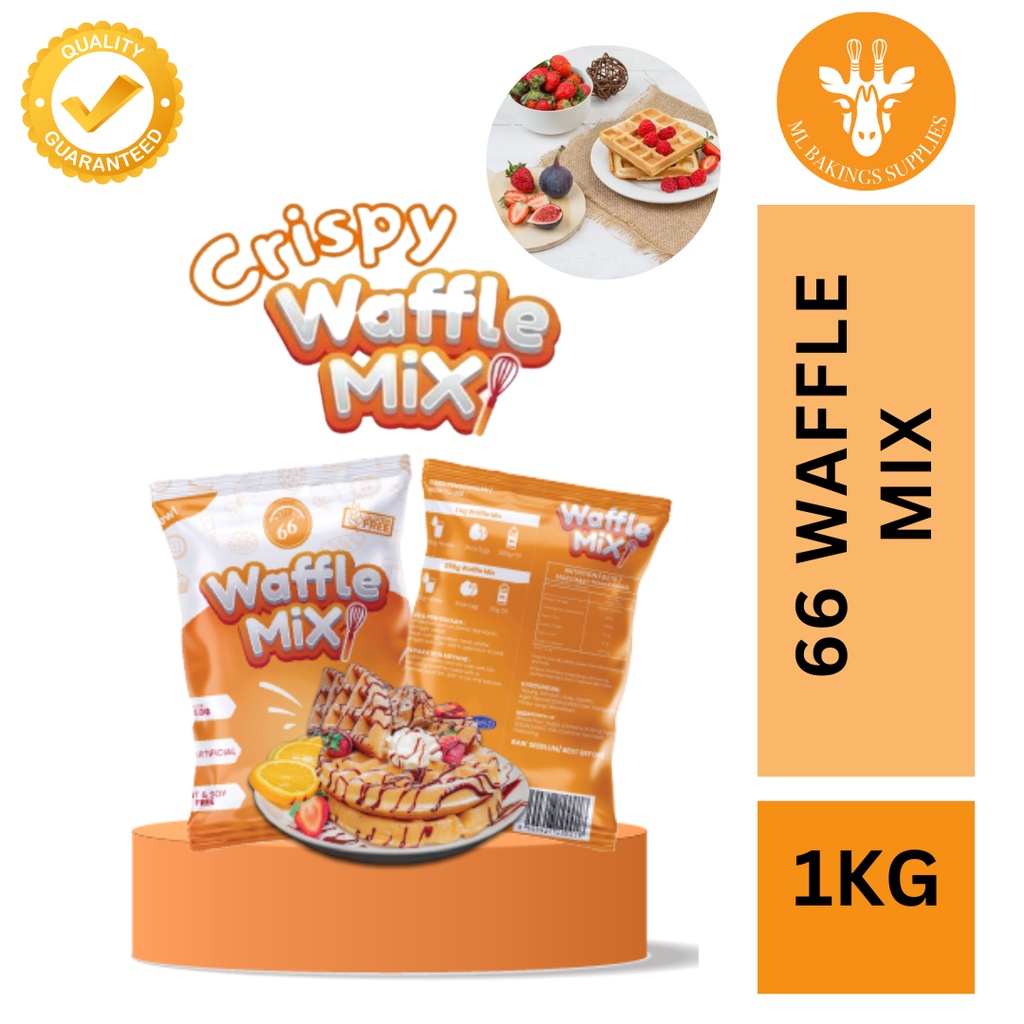 Brand 66 Waffle Mix/ Tepung Waffle/ Tepung Waffle Crispy/ 华夫饼粉/ Pancake