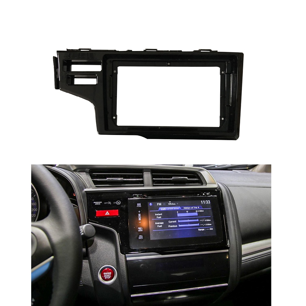 Honxun 9 inch car android head unit dash mounting kits 2din frame ...